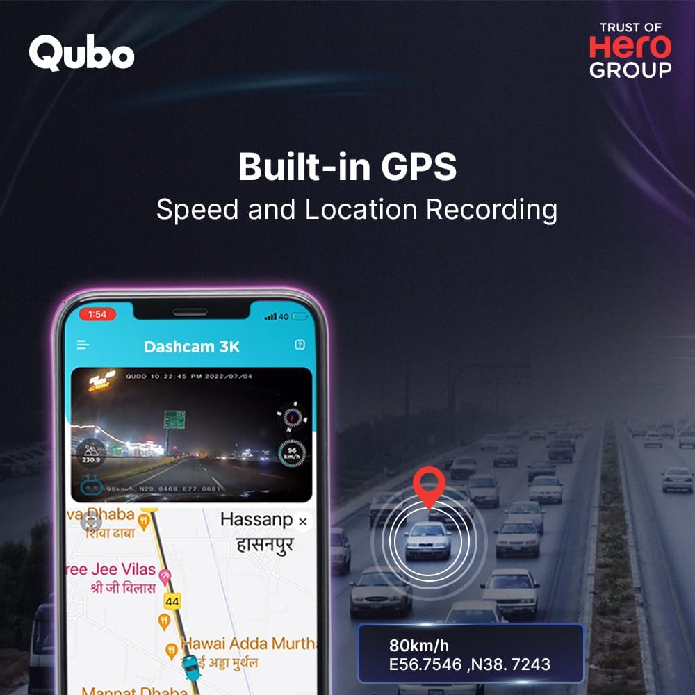 Qubo Car Dash Cam Pro 3K: आपकी कार के लिए एक स्मार्ट साथी 3 Qubo ProHCA02CarDashCamera 3