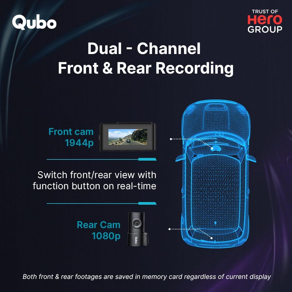 Qubo Car Dash Cam Pro 3K: आपकी कार के लिए एक स्मार्ट साथी 5 Qubo ProHCA02CarDashCamera 5