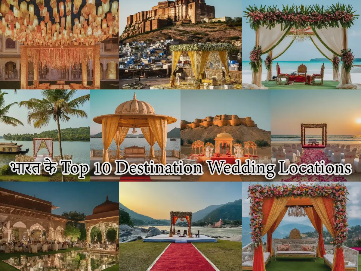 india ki top 10 destination wedding locations