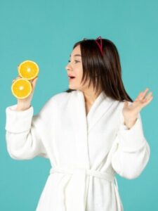 cropped lemon for dandruff hair