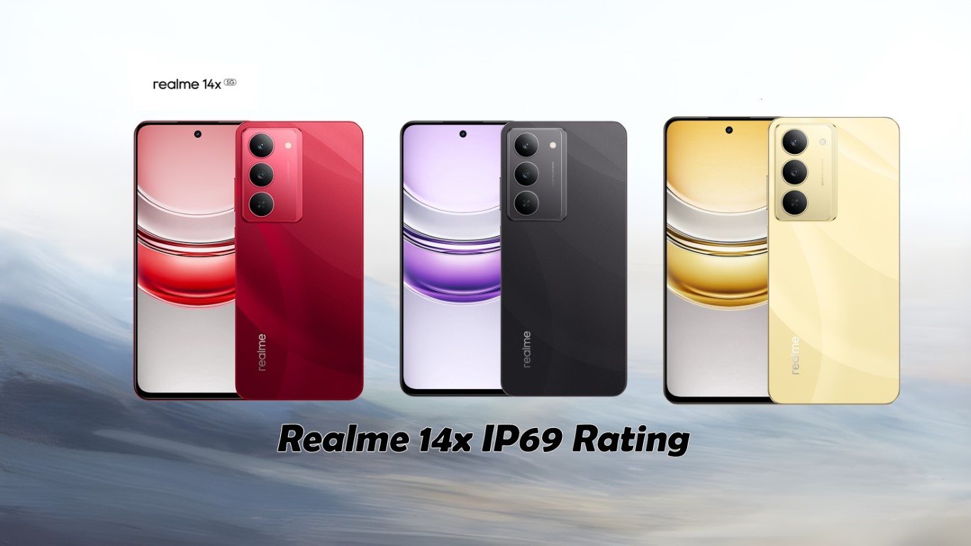 realme 14x ip69 rating 50mp camera