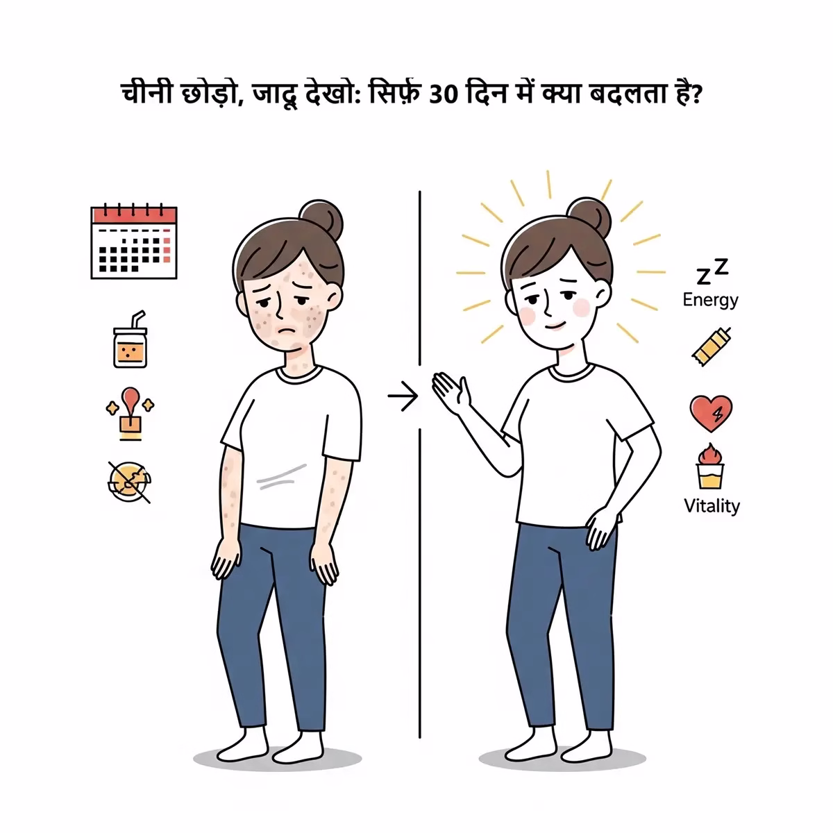 sugar chinni chhodo 30 din mein badalav