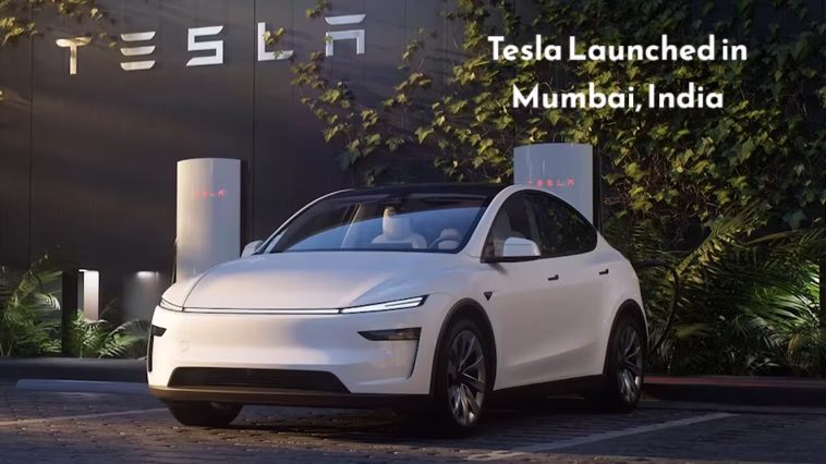 tesla model y launch mumbai india 2025