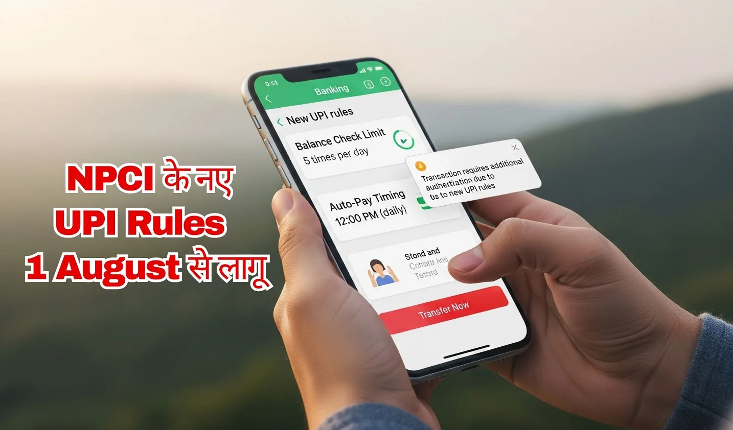 npci announces new upi rules 1st august