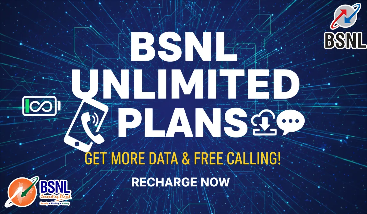 bsnl unlimited plans free data calling sms