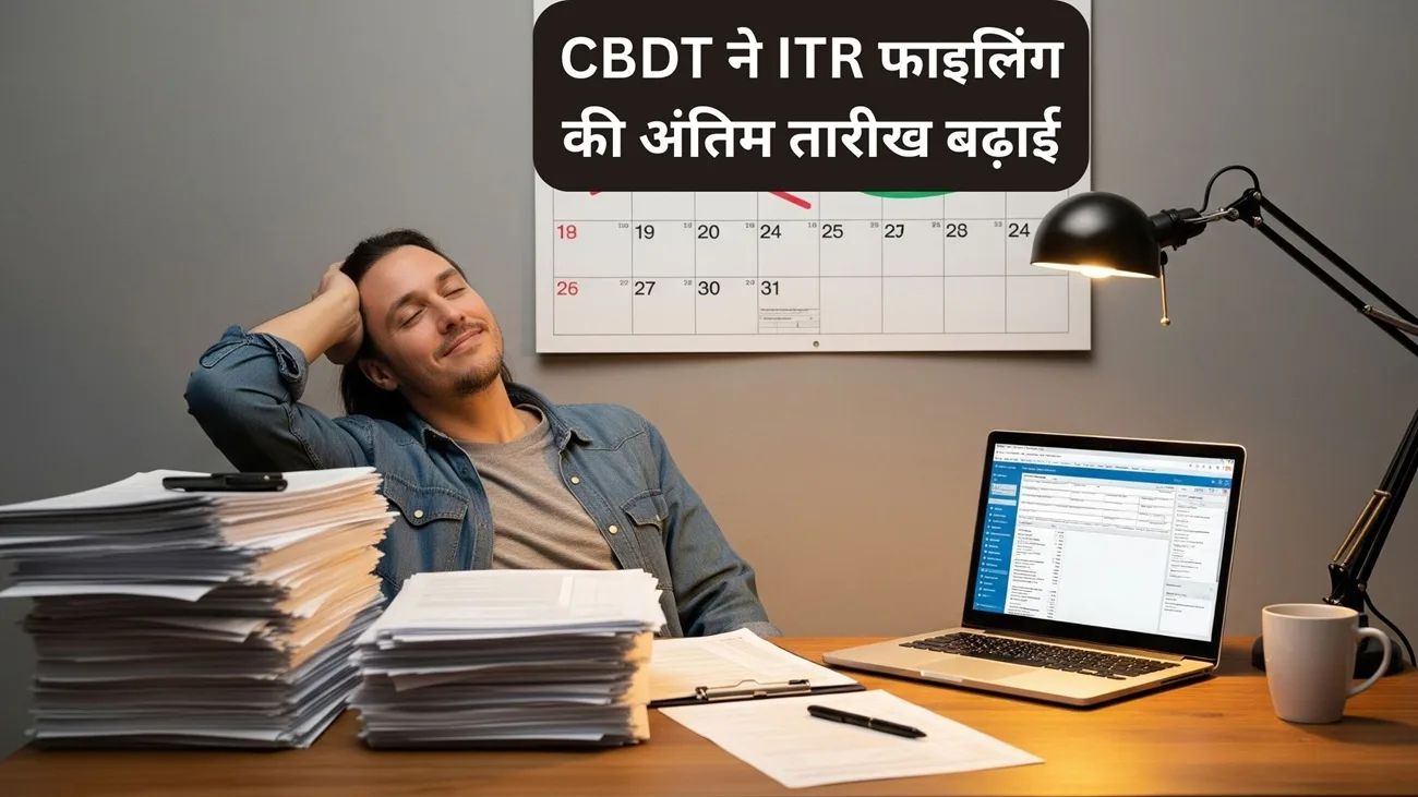 cbdt extends itr filing deadline ay 2025 26