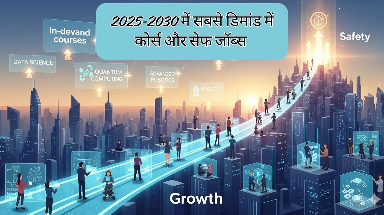 future high demand courses safe jobs 2025 to 2030