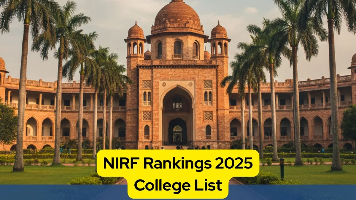 nirf rankings 2025 top 100 colleges list