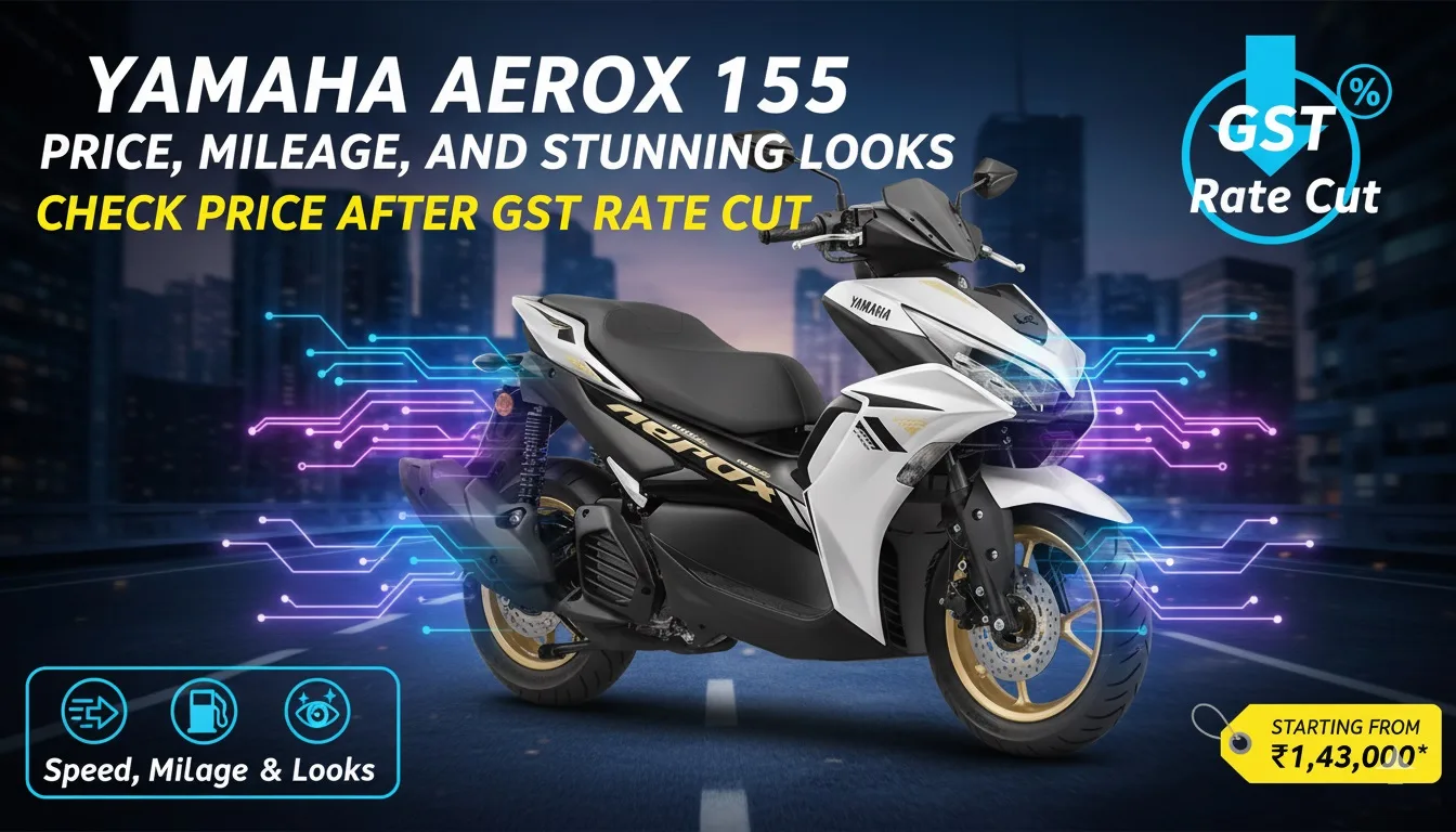 yamaha aerox 155 price after gst rate cut