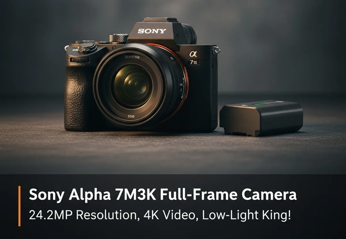 sony alpha 7m3k full frame 24mp camera