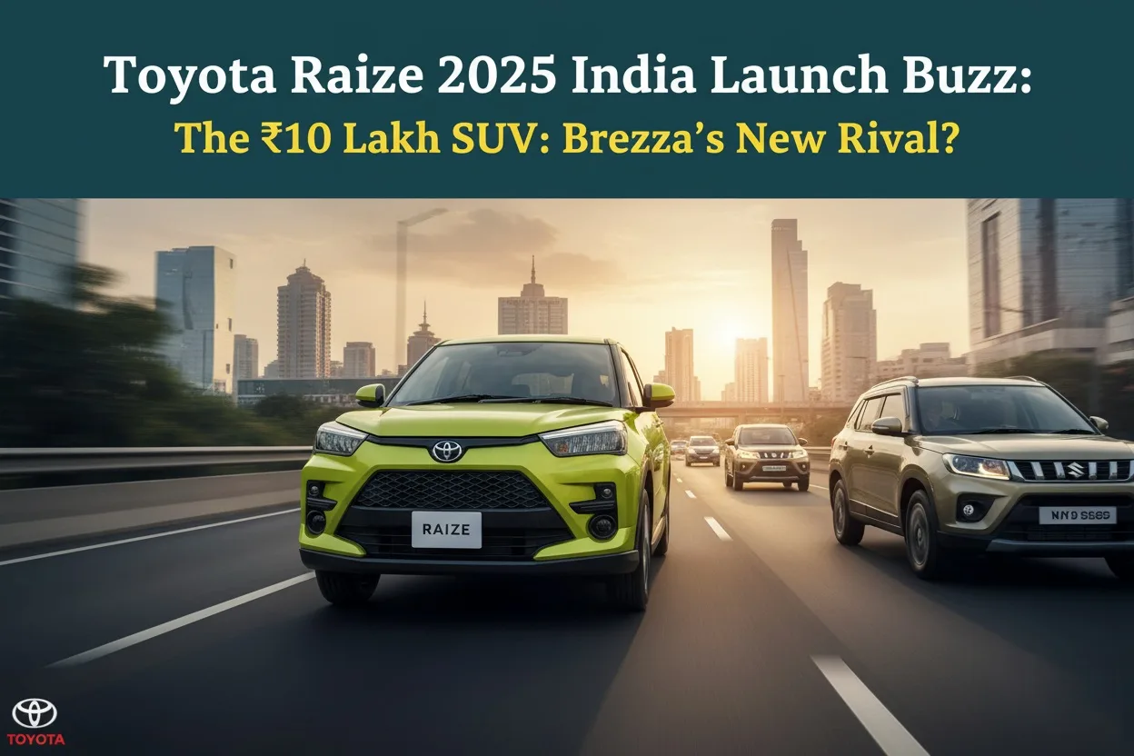 toyota raize 2025 price launch date vs brezza