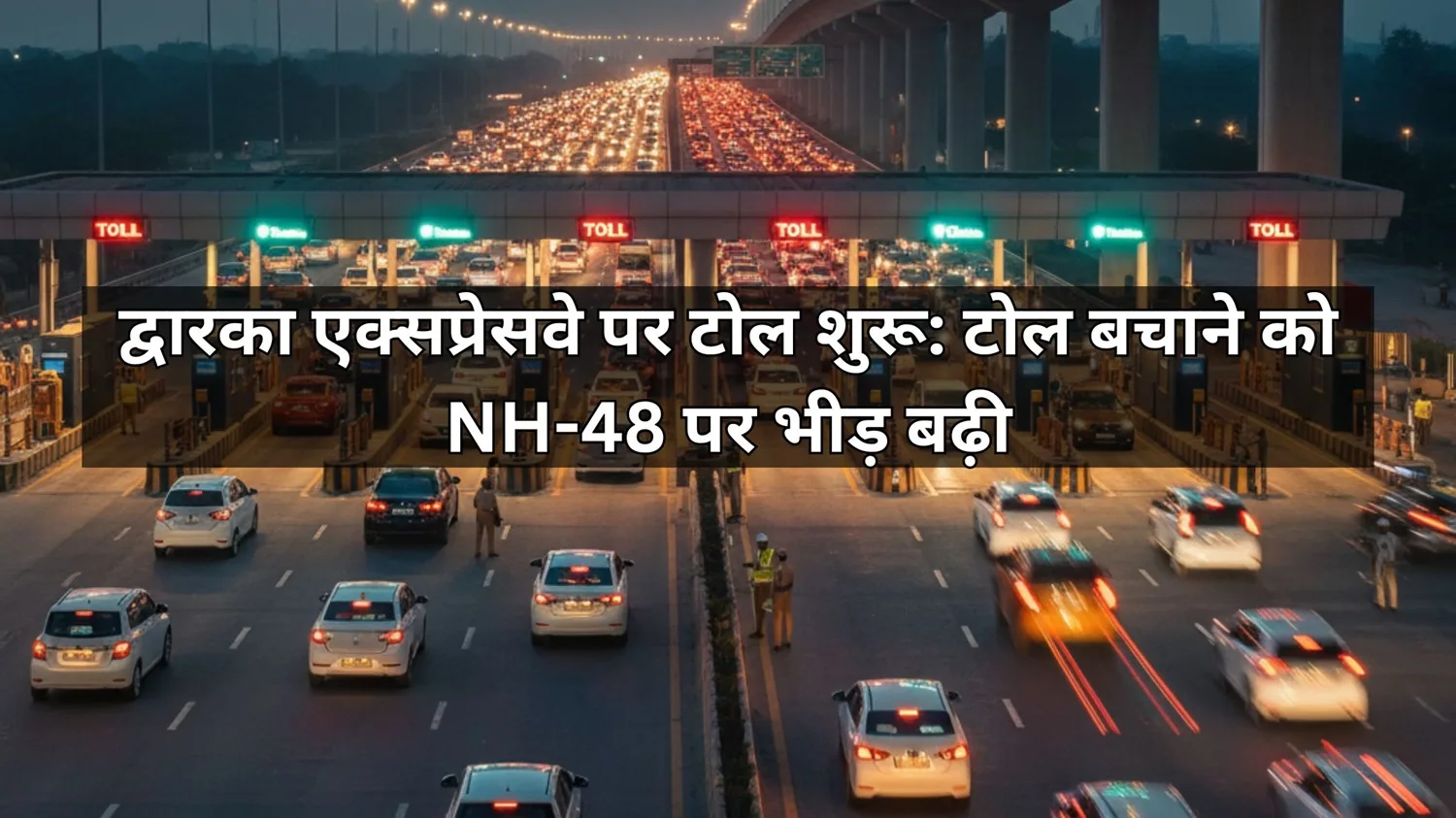 dwarka expressway toll start bijwasan plaza