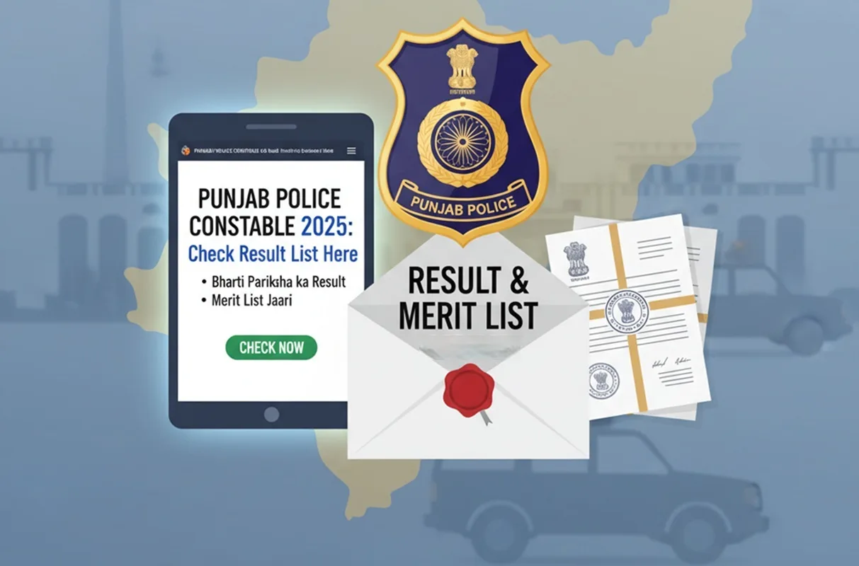 punjab police constable result 2025 merit list