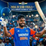 india vs west indies t20 world cup 2026 sanju samson 97 india enter semifinal